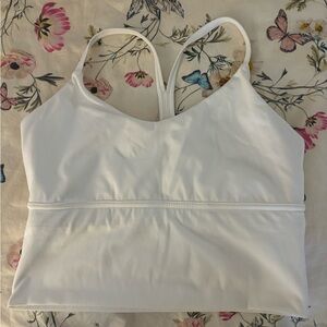 AMAZON Sports Bra Long Line XL White